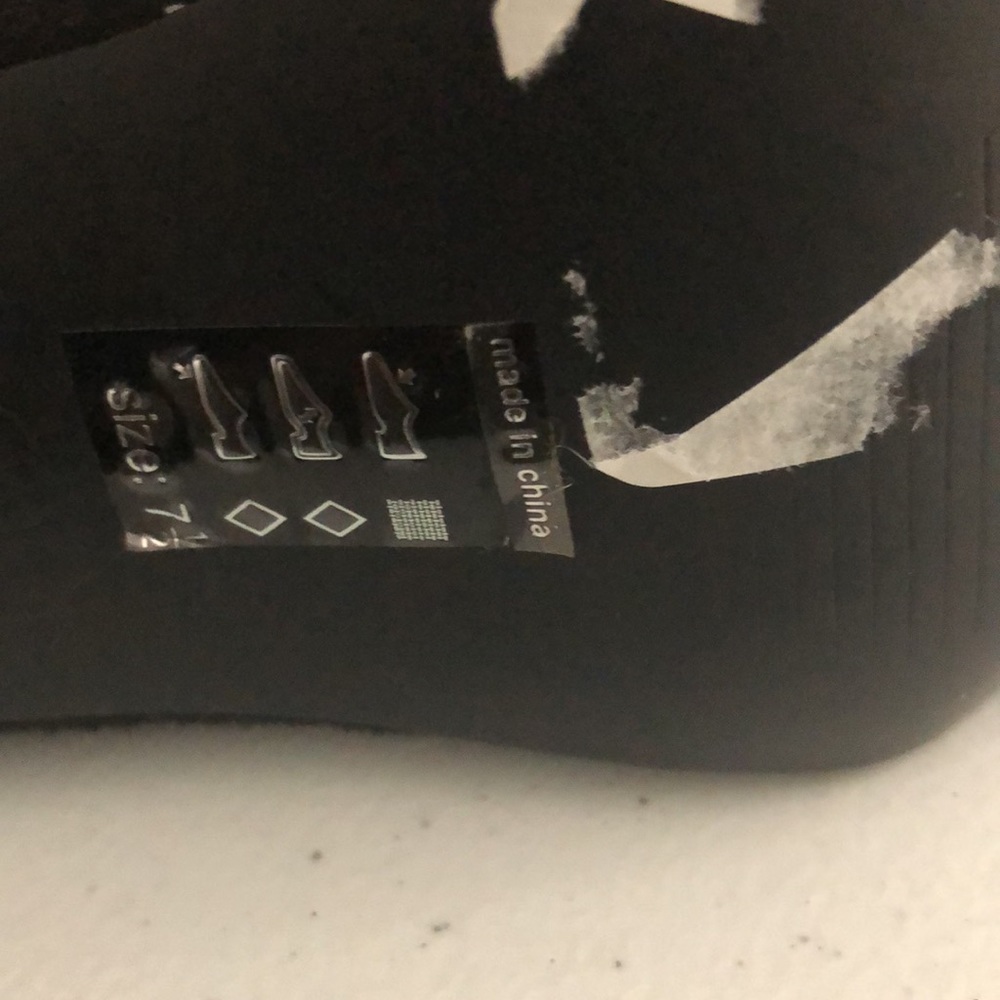 MICHAEL ANTONIO NWT Black boots faux suede fur 4” heelSIZE: 7.5 - Picture 6 of 7